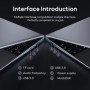Computadora portátil ultrafina de 15,6 pulgadas, 16GB de RAM, 1TB SSD,