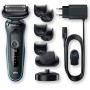 Braun Series 5 Afeitadora Eléctrica Hombre, Máquina de Afeitar Barba con Cabezal y Cuchillas Flexibles, Accesorio Cortabarba