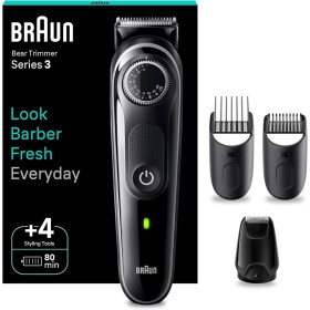 Braun Recortadora De Barba Series 3, Máquina Cortar Pelo, maquina de afeitar,Cortapelos Hombre con Lámina Ultraafilada, 40