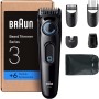 Braun Recortadora De Barba Series 3, Máquina Cortar Pelo, maquina de afeitar,Cortapelos Hombre con Lámina Ultraafilada, 40