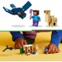 LEGO Minecraft La Expedición de Steve al Desierto, Juguete de Construcción del Videojuego, Bioma con Casa y Figuras de Acción,