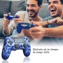 Mando de juegos compatible para Play4/Slim/Pro, mando con cable para PC con doble vibración, sensor giroscópico de 6 ejes y