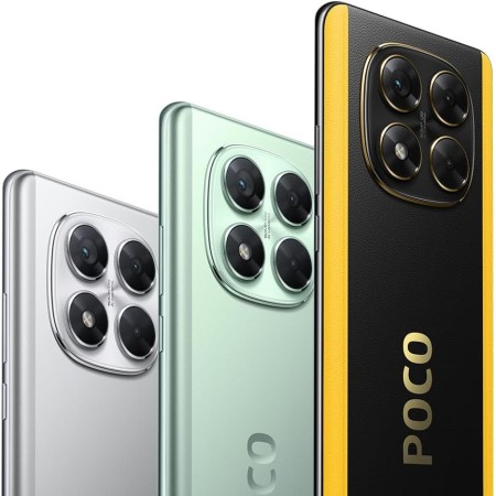 Xiaomi POCO X7 - Smartphone de 12+512GB, Pantalla CrystalRes 1.5K AMOLED Curva, MediaTek Dimensity 7300-Ultra, Cámara de 50 MP,