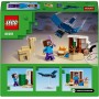 LEGO Minecraft La Expedición de Steve al Desierto, Juguete de Construcción del Videojuego, Bioma con Casa y Figuras de Acción,