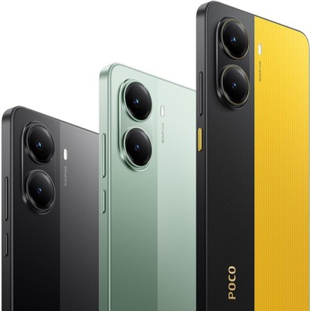 Xiaomi POCO X7 - Smartphone de 12+512GB, Pantalla CrystalRes 1.5K AMOLED Curva, MediaTek Dimensity 7300-Ultra, Cámara de 50 MP,