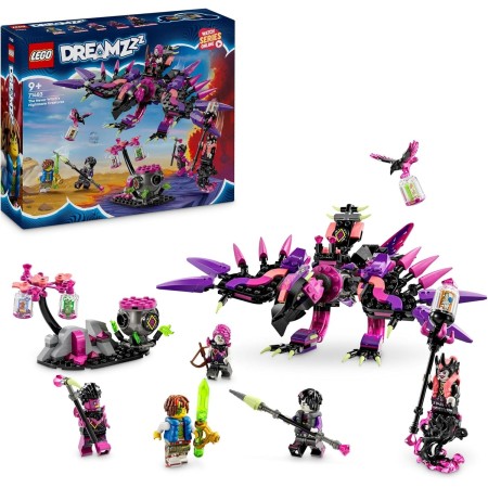 LEGO DREAMZzz 3 en 1 Criaturas de Las Pesadillas de la Bruja Jamás y Figuras de Animales de Lobo de Juguete o Cuervo, Juego de