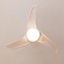 Cecotec Ventilador de Techo con Mando a Distancia, Temporizador y Luz LED EnergySilence Aero 470. 49 W, 106 cm de Diámetro, 3