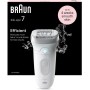 Braun Silk-épil 7, Depiladora Eléctrica Mujer Para Una Eliminación Del Vello Fácil, Depilación En Seco Y En Mojado, Con Cabezal
