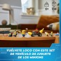 LEGO GRU 4: Mi Villano Favorito Minions y Coche Banana de Juguete de Construcción con 4 Figuras Inc. Dave y Mel, Regalo para