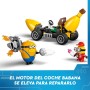 LEGO GRU 4: Mi Villano Favorito Minions y Coche Banana de Juguete de Construcción con 4 Figuras Inc. Dave y Mel, Regalo para