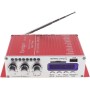 DollaTek Kentiger HY-504 Car Audio Amplificador Digital de Alta Potencia 4CH 160W Reproductor de Alta fidelidad MP3