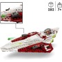 Lego Star Wars Caza Estelar Jedi de OBI-WAN Kenobi, Nave de Juguete de Construcción, Regalo para Niños y Niñas de 7 Años o Más,