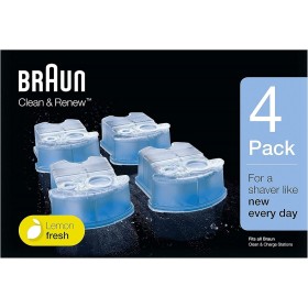 Braun - Pack de 4 recambios de líquido limpiador para el sistema Clean & Renew - CCR4