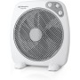 Orbegozo BF 0140 - Ventilador Box Fan con 3 velocidades, difusor rotativo, función temporizador, tamaño aspas 40 cm, 60 W, Negro