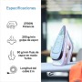 Braun TexStyle 5 SI5256BL, Plancha de Ropa con Placa FreeGlide 3D SuperCeramic, Punta de Precisión, Mango Abierto Ergonómico,