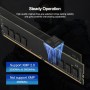 Netac DDR4 3200MHz 32GB(2x16GB) con Disipador de Calor Alto Rendimiento para Kit de Memoria de Sobremesa,Memoria Gaming, Negro
