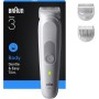 Braun Cortacésped Para El Cuerpo, Body Groomer Series 3, 3 Herramientas De Afeitado, Con Protección SkinGuard, Autonomía De 80