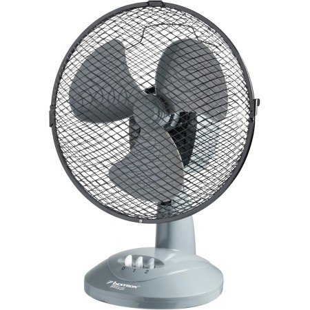 Bestron Ventilador de Sobremesa, Función Giratoria, Altura: 35,5 cm, Ø 27 cm, 30 W, Blanco