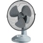 Bestron Ventilador de Sobremesa, Función Giratoria, Altura: 35,5 cm, Ø 27 cm, 30 W, Blanco