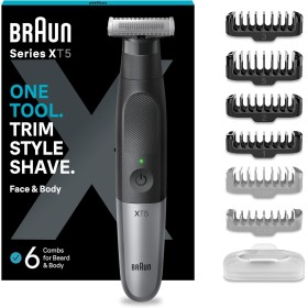 Braun Series X Recortadora De Barba, Afeitadora Eléctrica Hombre, Rasuradora para Rostro y Cuerpo, cortapelos hombre, maquina de