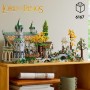 LEGO Icons EL SEÑOR DE LOS Anillos: RIVENDEL - Regalo por el Día del Padre - Maqueta para Construir de la Tierra Media - Gran