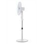 Orbegozo SF 1140, Ventilador de pie, 3 velocidades, 45 W, 5 aspas de 40 cm de diametro, cabezal oscilante, base redonda, muy