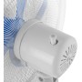 Orbegozo SF 1140, Ventilador de pie, 3 velocidades, 45 W, 5 aspas de 40 cm de diametro, cabezal oscilante, base redonda, muy