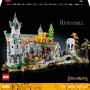 LEGO Icons EL SEÑOR DE LOS Anillos: RIVENDEL - Regalo por el Día del Padre - Maqueta para Construir de la Tierra Media - Gran
