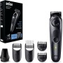 Braun Cortapelos para barba Series 5 BT5450, recortadora para hombres con herramientas de peinado y 100 minutos de ejecución