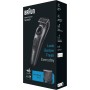 Braun Cortapelos para barba Series 5 BT5450, recortadora para hombres con herramientas de peinado y 100 minutos de ejecución