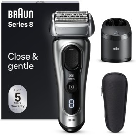 Braun Series 8 Afeitadora Eléctrica Hombre, Máquina de Afeitar Barba, Centro De Limpieza SmartCare, Afeitadora Eléctrica En Seco