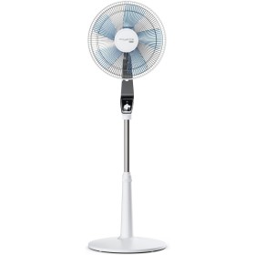 Rowenta Turbo Silence Extreme, Ventilador de Pie 40 cm, Extremadamente silencioso, Modo Silent Night y Turbo Boost, Oscilación y