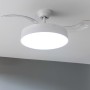 Cecotec Ventilador de Techo con Aspas Retráctites y Lámpara EnergySilence Aero 4280 Invisible Steel. 40 W, Diámetro 42" (106cm),