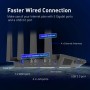 GL.iNet GL-AX1800(Flint) WiFi 6 Wireless Internet Router - Dual Band Gigabit | 5 x 1G Ethernet Ports | Up to 120 Devices |
