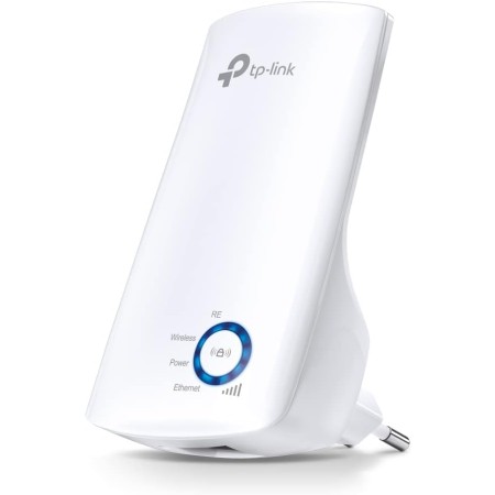 TP-Link N300 Tl-WA850RE - Repetidor Extensor de Red WiFi (2.4 GHz, 300 Mbps, Puerto Ethernet, Modo Ap y Extensor, Antenas