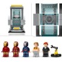 LEGO | Marvel Laboratorio de Iron Man: Sala de Armaduras, Juguete de Construcción de Superhéroes con Figura Meca Articulada y 5