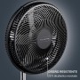 Rowenta Turbo Silence Extreme, Ventilador de Pie 40 cm, Extremadamente silencioso, Modo Silent Night y Turbo Boost, Oscilación y