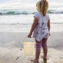 8pcs/Set Juguetes de Silicona Playa Juguetes de Arena portátiles para niños El Juego de Playa Incluye una Pala de Arena Flexible