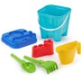 Ecoiffier- Cubo de Playa Castillo, con Regadera y Accesorios, Multicolor, 14 cm (Simba Toys 617)