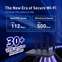 GL.iNet GL-AX1800(Flint) WiFi 6 Wireless Internet Router - Dual Band Gigabit | 5 x 1G Ethernet Ports | Up to 120 Devices |