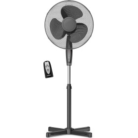 briebe FN122397 Ventilador de Pie Silencioso con Mando a Distancia, 40cm, Temporizador, Oscilante, 3 Modos Funcionamiento, 3