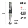 Braun Batidora de Mano, Negro, 1200 W