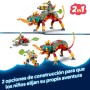 LEGO DREAMZzz 2 en 1 Camaleón Llameante de Mateo - Figura de Animal Fantástico de Juguete Transformable a Avión Reactor y Robot