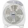 Svan Ventilador de Suelo Gris 12", 35 W, SVS351200. Temporizador de 60 min, 5 Aspas, Control Manual