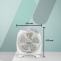 Svan Ventilador de Suelo Gris 12", 35 W, SVS351200. Temporizador de 60 min, 5 Aspas, Control Manual