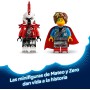 LEGO DREAMZzz 2 en 1 Camaleón Llameante de Mateo - Figura de Animal Fantástico de Juguete Transformable a Avión Reactor y Robot