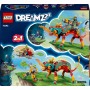 LEGO DREAMZzz 2 en 1 Camaleón Llameante de Mateo - Figura de Animal Fantástico de Juguete Transformable a Avión Reactor y Robot
