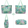 Myhozee Borsa Mare Grande xxl Famiglia,Borsa da Spiaggia Donna， con chiusura lampo, borsa estiva da spiaggia, impermeabile, per