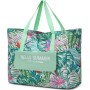 Myhozee Borsa Mare Grande xxl Famiglia,Borsa da Spiaggia Donna， con chiusura lampo, borsa estiva da spiaggia, impermeabile, per