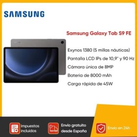 Original Samsung Galaxy Tab S9 FE X510 Exynos 1380 tableta con pantall